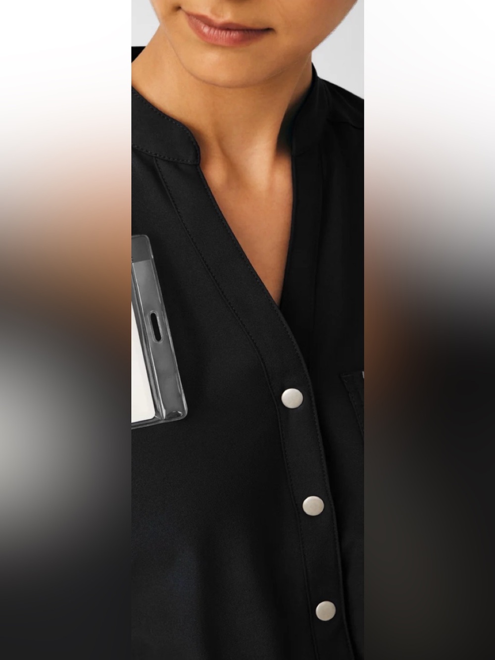 Landau 8 pocket scrub jumpsuit black small - Picture 3 of 11
